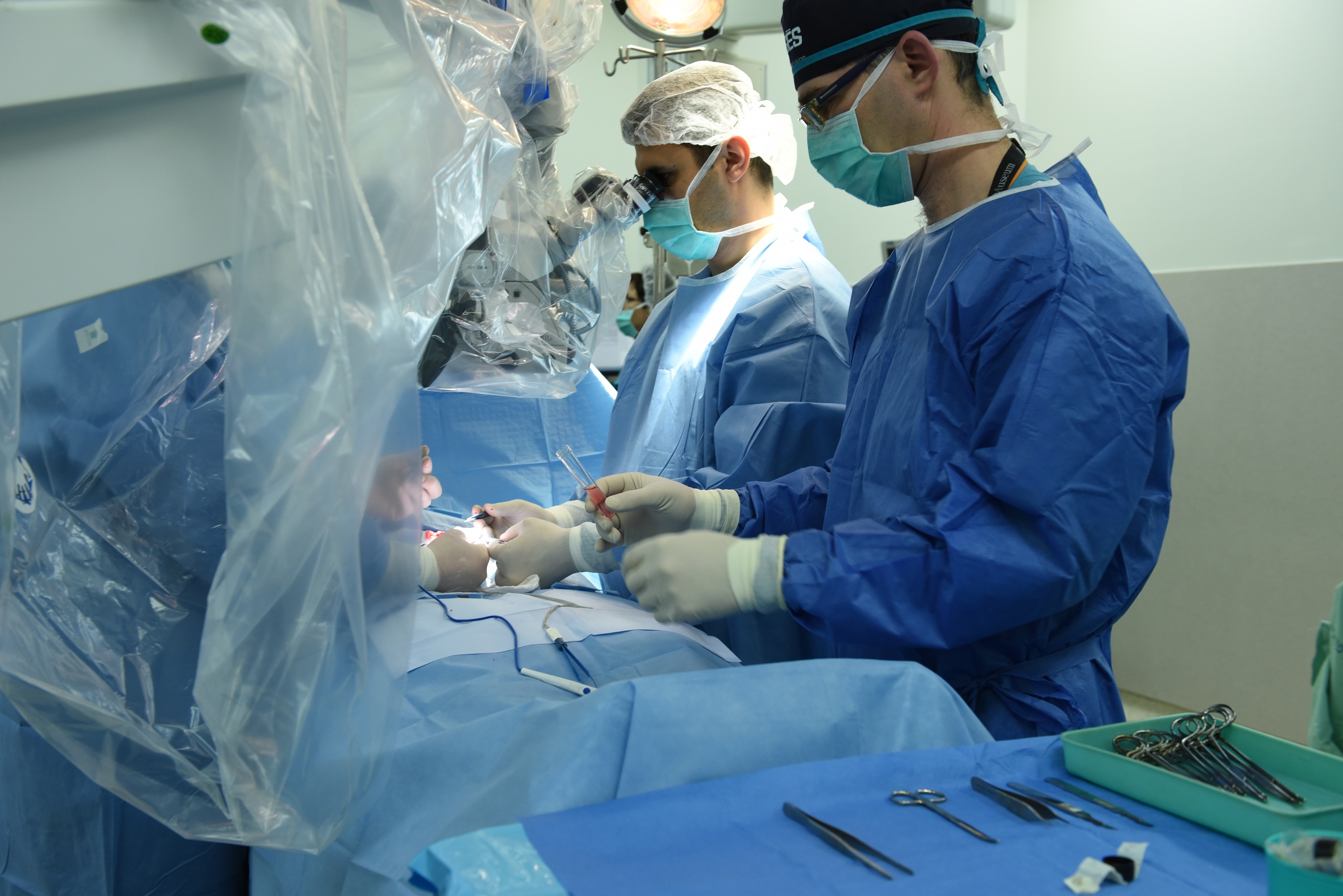 ניתוח מיקרו-טסה בשבוע הפוריות בקריה הרפואית רמב”ם (צילום: איתמר השש-דניאל, דוברות רמב"ם)