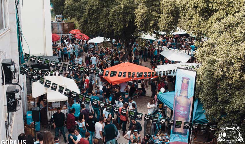 פסטיבל הבירה בבית המרזח בשנה שעברה. 1,600 מבקרים (צילום: ארתור ראש)