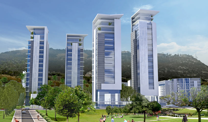 פרויקט פינוי-בינוי במתחם רחוב העלייה השנייה (הדמיה: משרד קנפו כלימור אדריכלים)