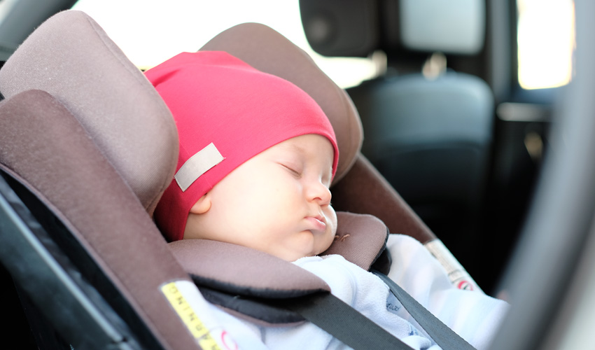 תינוק ברכב (צילום: א.ס.א.פ קריאייטיב INGIMAGE)