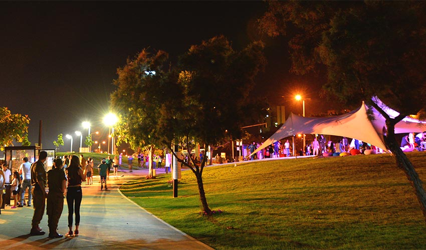 האוהל הנודד (צילום: ניר בלזיצקי, דוברות עיריית חיפה)