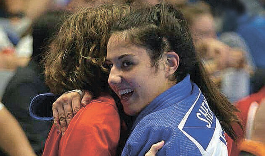ענבל שמש. עשתה היסטוריה עבור מכבי חיפה (צילום: איגוד הג'ודו האירופי)