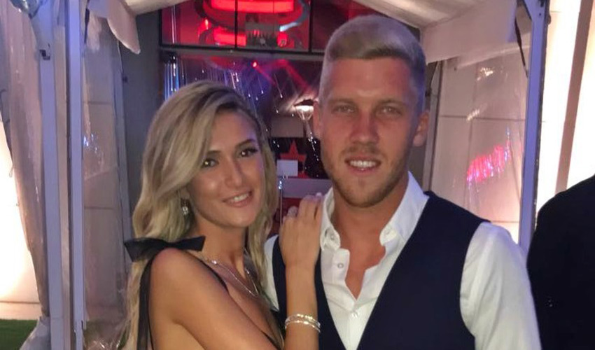 רוסלן ברסקי ונופר וייצמן. "היא תגיע לעודד"