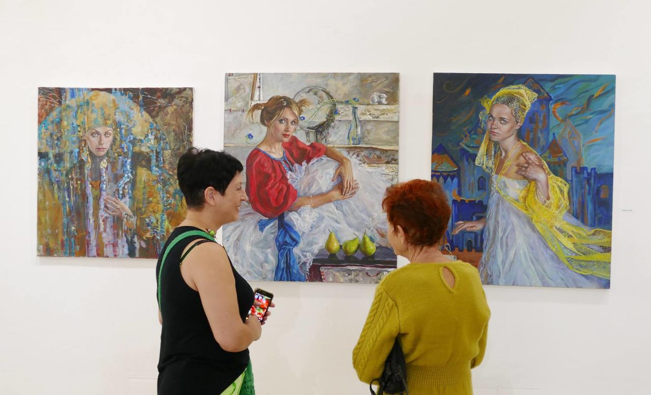תערוכת העולים בבית האמנים ע"ש שאגאל (צילום: נטליה פינסקי)