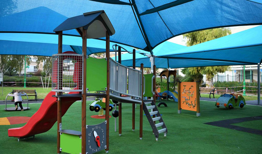 גן בית העם בקרית חיים (צילום: ראובן כהן)