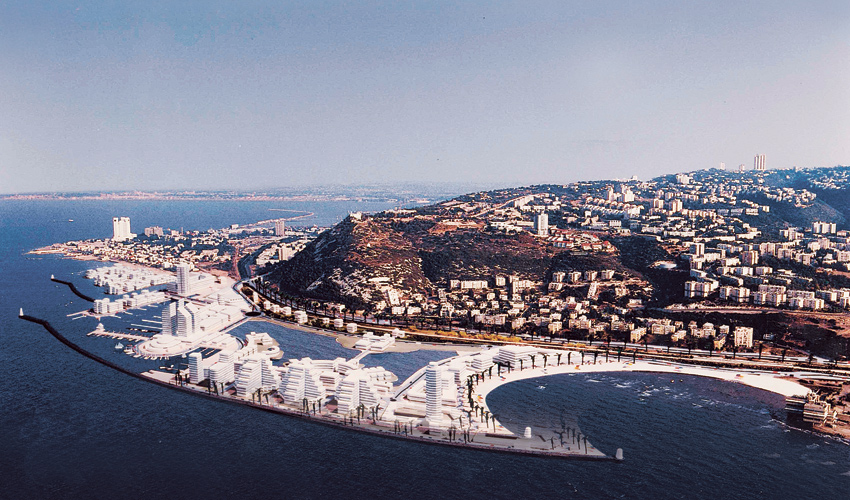 פרויקט המרינה שנגנז (הדמיה: משרד אדריכלים מנספלד-קהת)