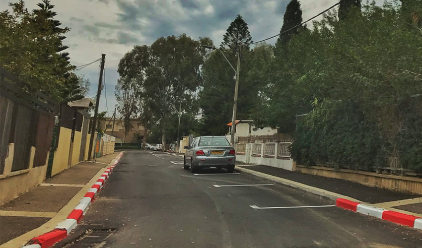 רחוב אנה פרנק (צילום: ניר בלזיצקי, דוברות עיריית חיפה)