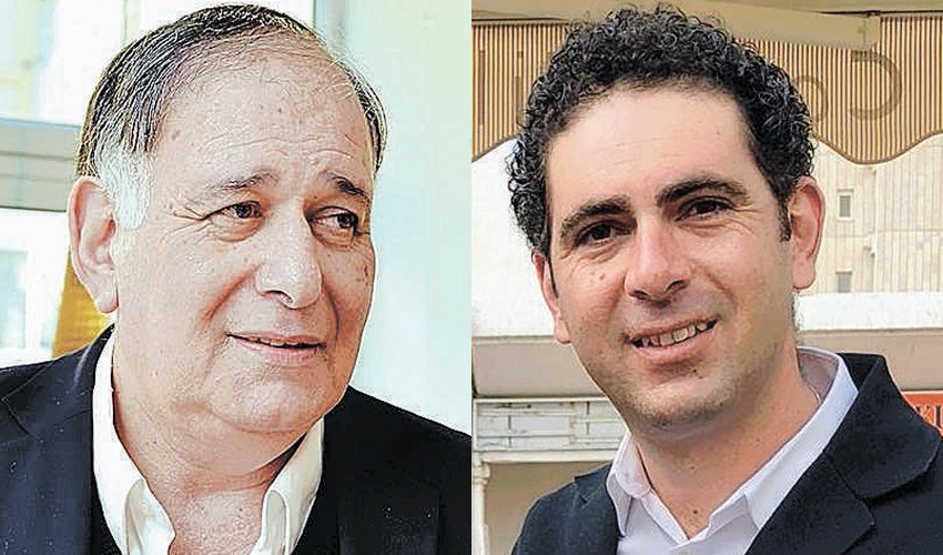 שי אבוחצירה ויונה יהב. קבלו את מ"מ ראש העיר, אם וכאשר (צילום: צבי רוגר)