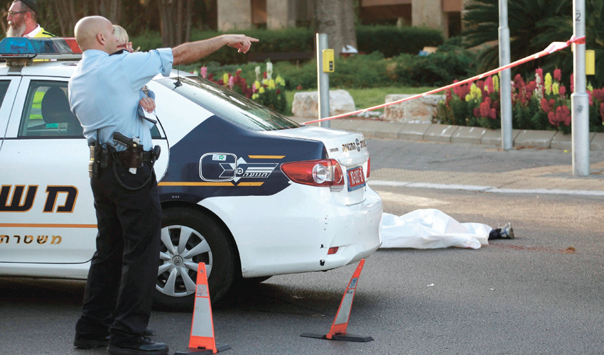 תאונת דרכים עם הרוג (צילום: תומר אפלבאום)