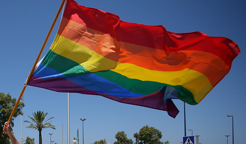 דגל הגאווה (צילום: אילן אסייג)