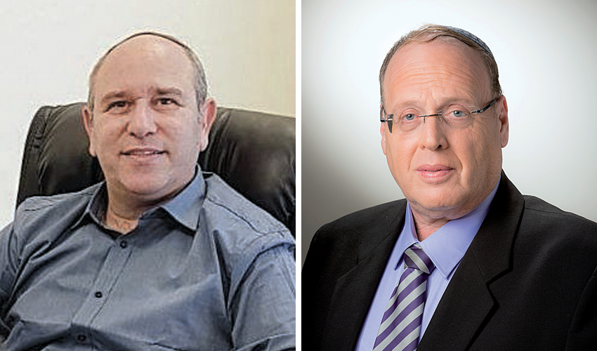 שי בלומנטל ויואב רמתי. "אני פוחד שהבית היהודי במקרה הטוב יקבל מנדט ובמקרה הפחות טוב לא יעבור את אחוז החסימה" (צילום: שלמה שהם)