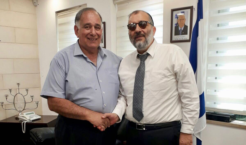 יונה יהב ואריה דרעי. זה מתקרב (צילום: מטה הבחירות של יונה יהב)