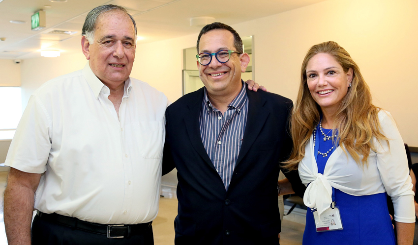 ד"ר תלמה כהן, ד"ר אייל פרוכטר ויונה יהב (צילום: פיוטר פליטר)
