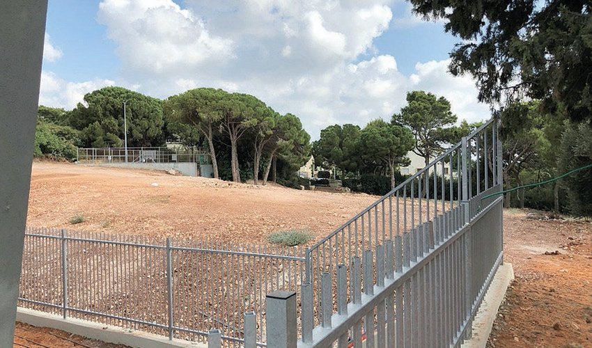השטח שעליו מתוכנן לקום בית הספר ברמת אשכול