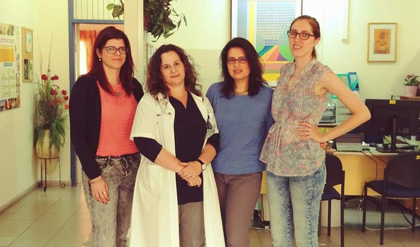 יוצרות השת"פ בין שירותי בריאות כללית לאוניברסיטת חיפה (צילום: דוברות שירותי בריאות כללית)