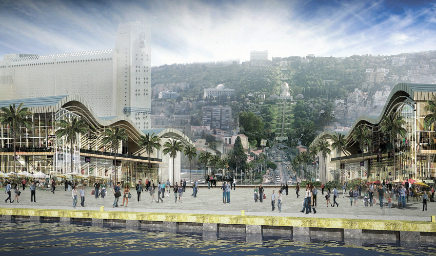 חזית הים העירונית (הדמיה משרד אמיר מן-עמי שנער אדריכלים)