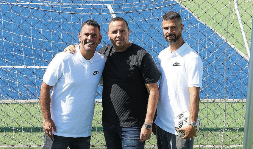 עדן בן בסט, רן בן שמעון ועידו שטראוס. "כולנו נהיה מעורבים בהכל בצורה אינטנסיבית" (צילום: ניצן שלם)