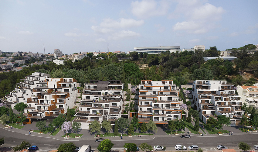 פרויקט "אלמוגי סלקטד" (הדמיה: חברת שגראוי ייזום ובנייה SBC)