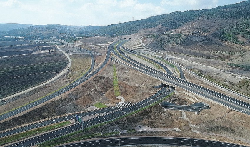 כביש 6 (צילום: חברת כביש חוצה ישראל)