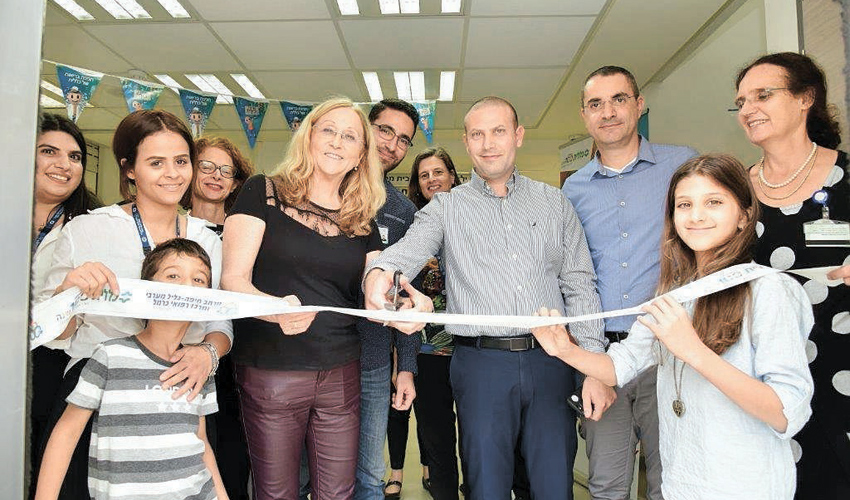 טקס חנוכת המרפאה המחודשת בקרית שפרינצק (צילום: דוד חורש, דוברות שירותי בריאות כללית)