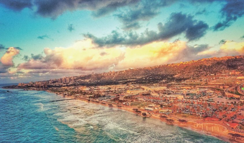 חופי חיפה (צילום: ניר בלזיצקי)