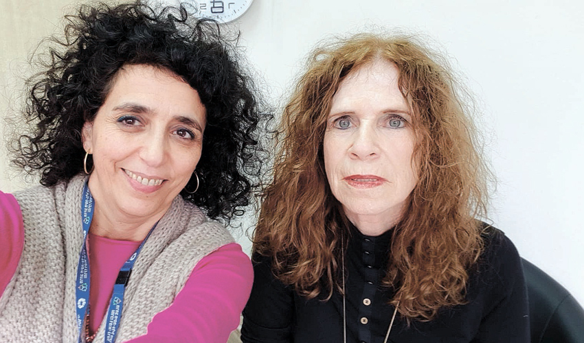 ענת נוי המבורגר ויעל לביא (צילום: דוברות שירותי בריאות כללית)