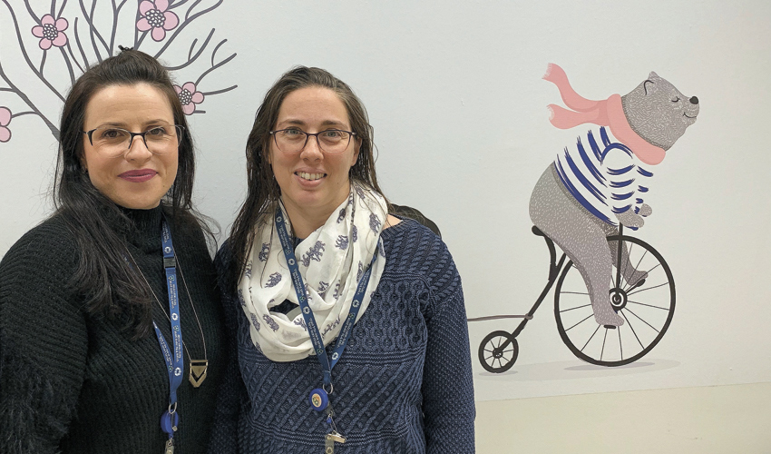 שירי שלו וזוהר גלר פרץ (צילום: דוברות שירותי בריאות כללית)