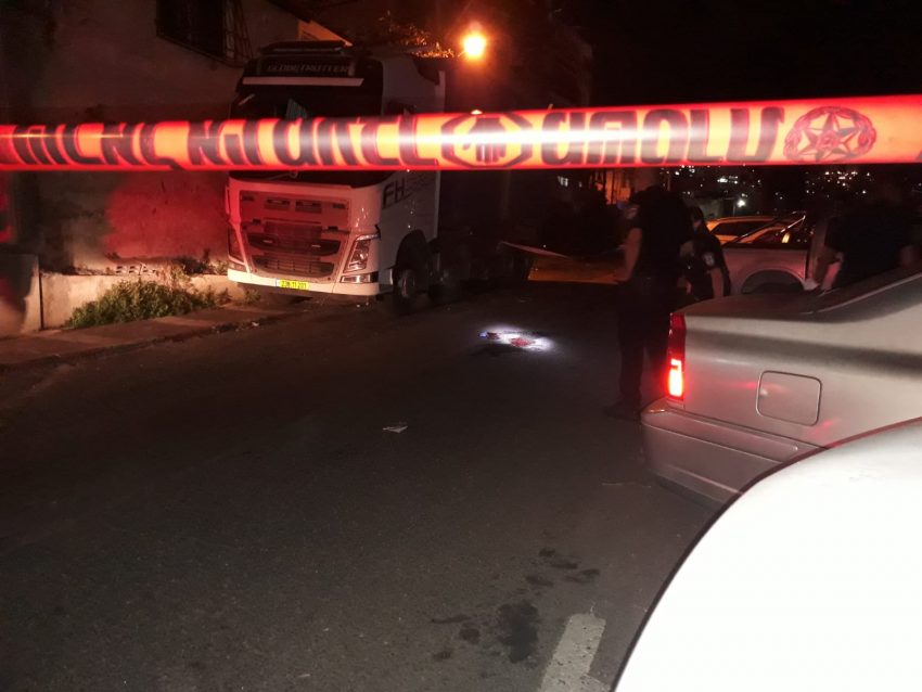 זירת הירי ברחוב הגיבורים (צילום: דוברות איחוד הצלה)