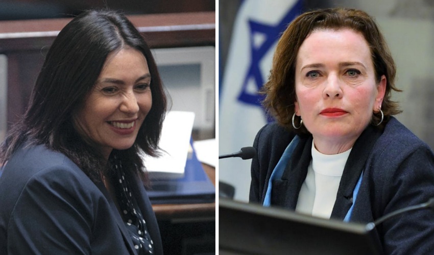 עינת קליש רותם ומירי רגב (צילומים: ראובן כהן, אוליבייה פיטוסי)
