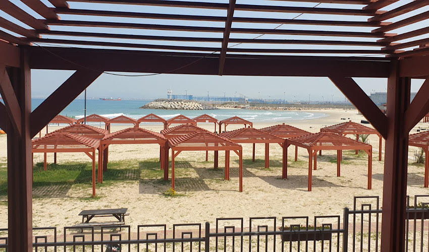 החוף השקט (צילום: בועז כהן)