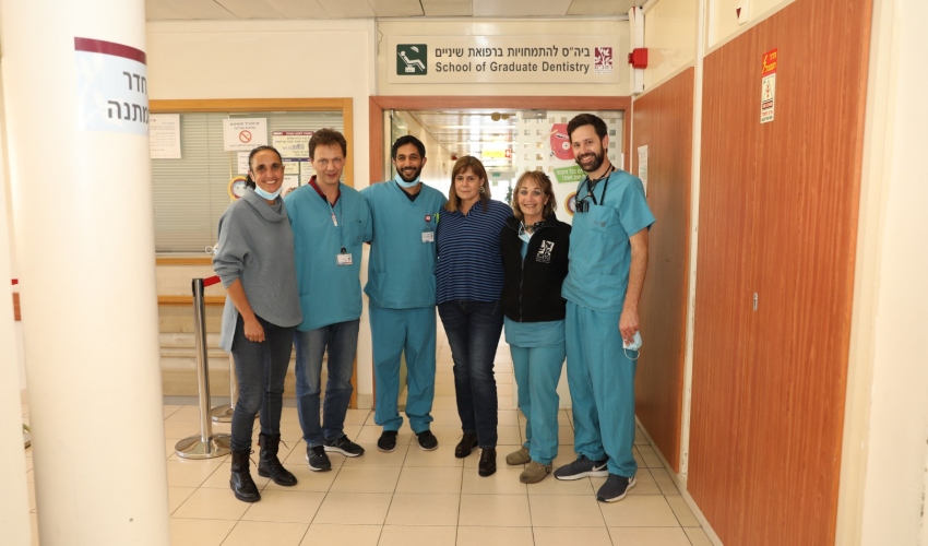 הצוות המטפל ברמב"ם (צילום: הקריה הרפואית רמב"ם)