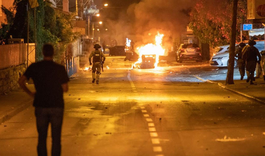 התפרעויות של ערבים בחיפה במהלך מבצע שומר חומות