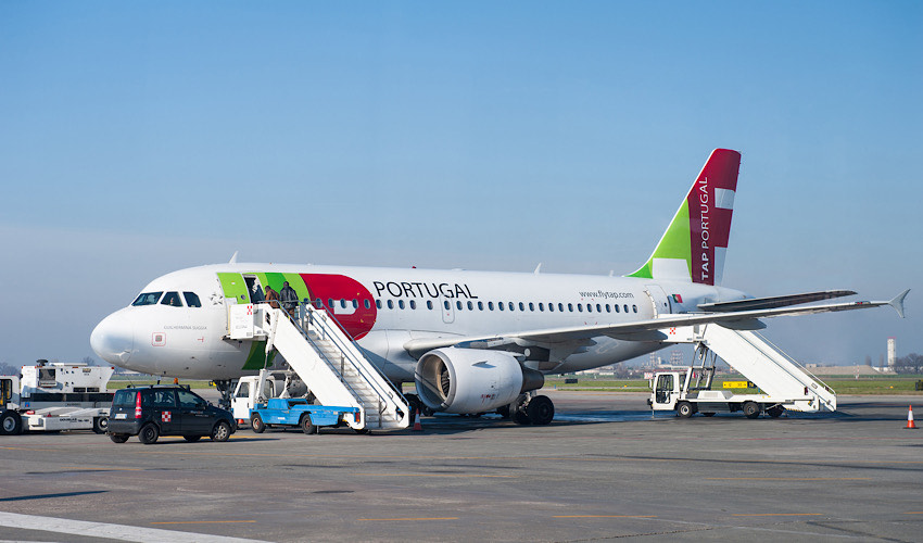 מטוס של חברת TAP PORTUGAL (צילום: pio3/depositphotos.com)