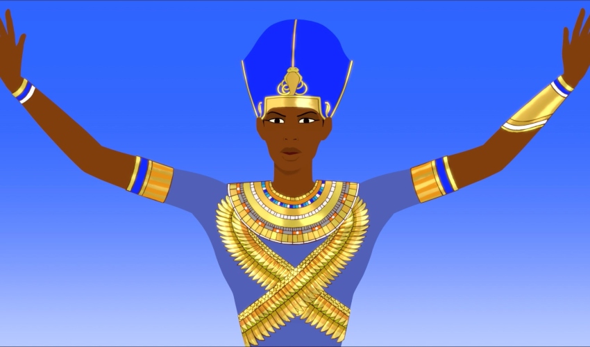 "פרעה השחור, הפרא והנסיכה" של מישל אוסלו (צילום: יח"צ)