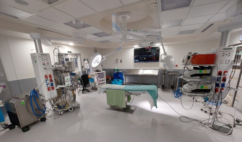 חדרי הניתוח המשודרגים בכרמל (צילום: אלי דדון וירון חזן)