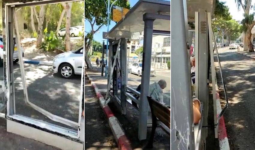 תחנת האוטובוס ההרוסה בבת גלים