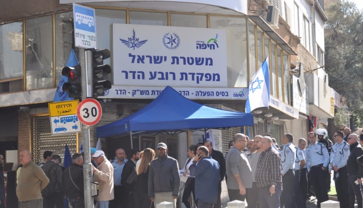 פתיחת נקודת השיטור הקהילתי ברובע הדר ב-2018 (צילום: דוברות המשטרה)