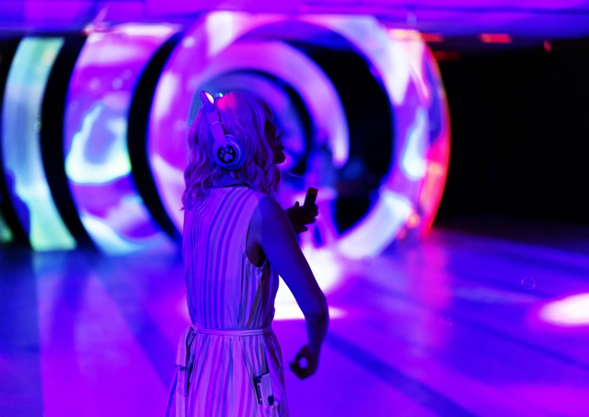 ElseWhere, מוזיאון לילה אימרסיב (צילום: דניאל דורמאה)