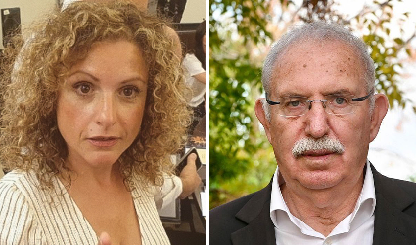 יעקב בורובסקי והילה לאופר (צילומים: דף הפייסבוק של יעקב בורובסקי, בועז כהן)