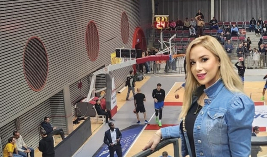 עו"ד מיכל לנקרי במשחק הכדורסל