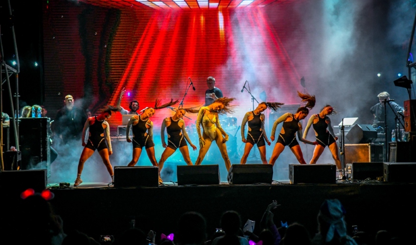 הבמה המרכזית בעיר התחתית (צילום: דוברות עיריית חיפה)