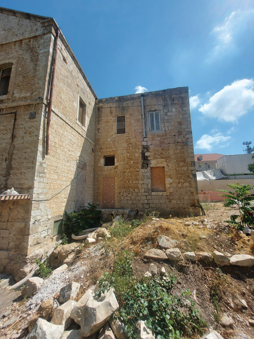 בית שומאכר לפני השחזור (צילום באדיבות משפחת גרוסברגר)