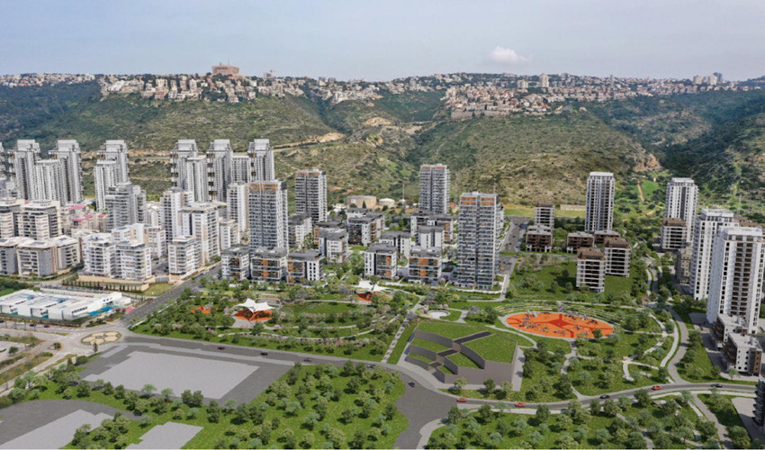 שכונת נאות פרס ב' (הדמיה: שוורץ-בסנוסוף אדריכלים)