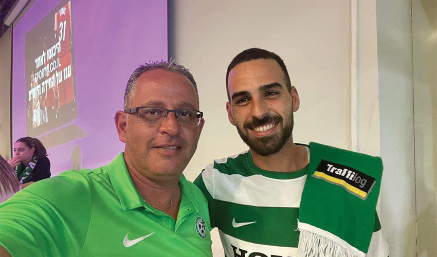 עוה"ד טל שדה והייתם ג'בור במשחק אלוף האלופים