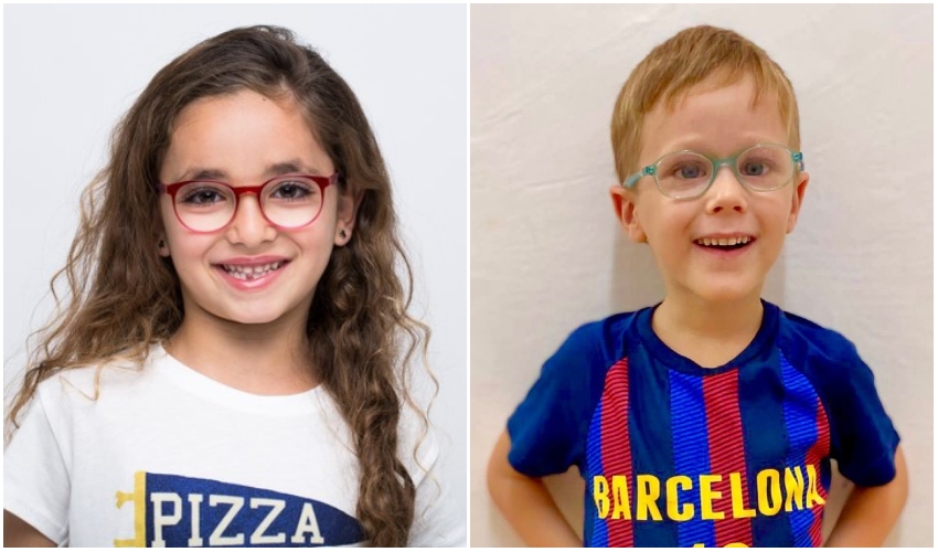 משקפיים לילדים עד גיל 8 (צילומים: באדיבות אופטיקנה, דוברות כללית)
