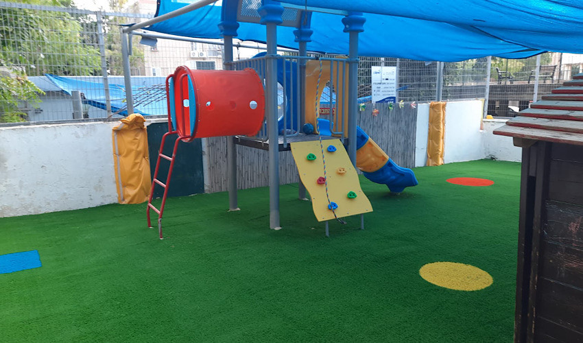 מתקן המשחקים החדש בגן ארגמן