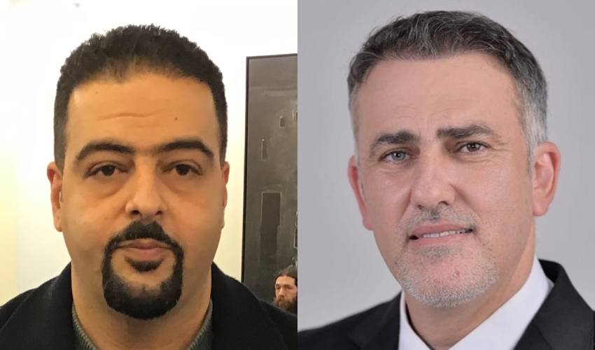 פאחר ביאדסי ורג'א זעאתרה (צילומים: דוברות עיריית חיפה, בועז כהן)