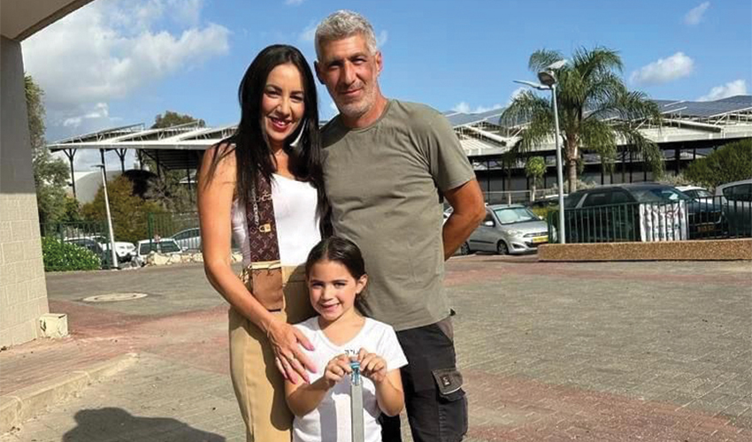 עו"ד בלהה מצגר בעלה שגיא ובתם נויה