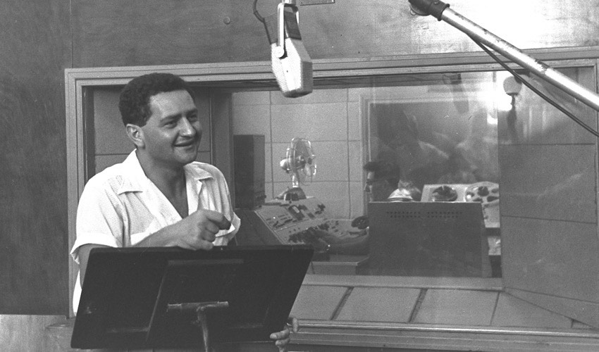 שמעון ישראלי בצעירותו (צילום: משה פרידמן, לע"מ)