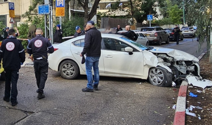 זירת הפיגוע (צילום: תיעוד מבצעי מד"א)